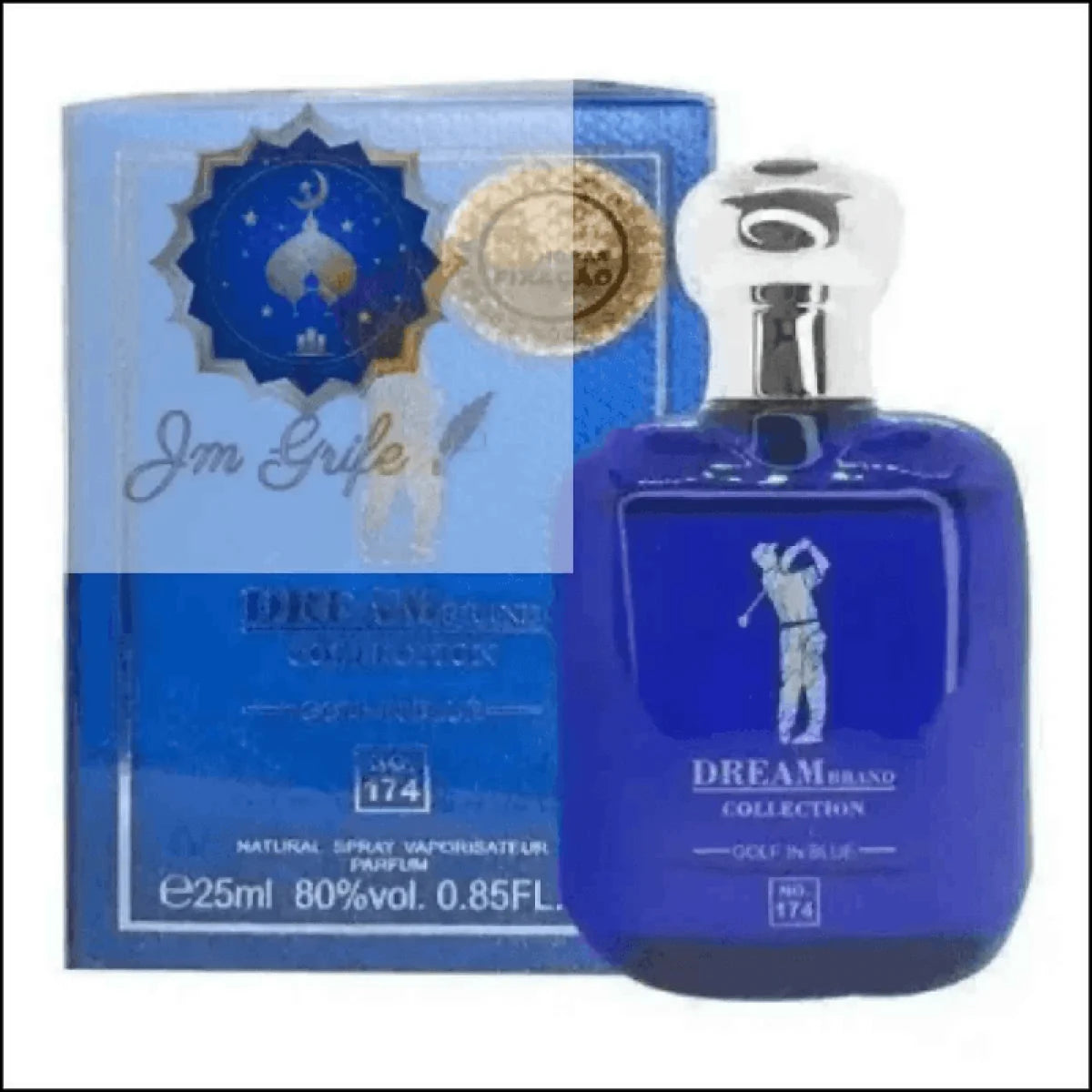 PerfumeBrand Edp N° 174 100ml - Fragrância Amadeirada e Cítrica para Homens Modernos - Jm Grife