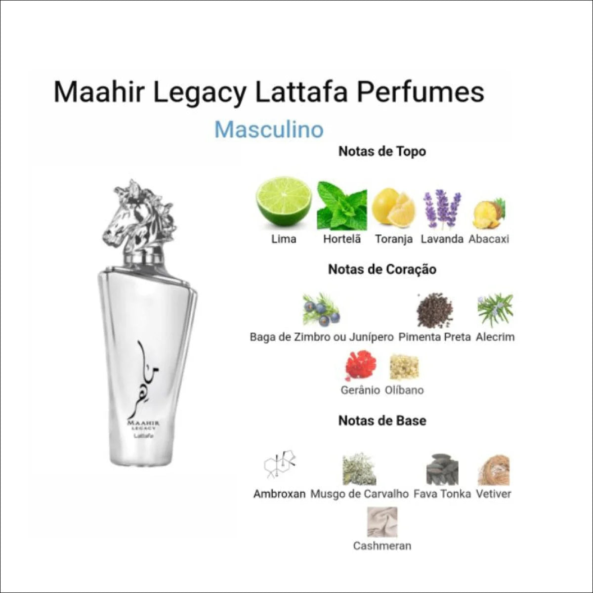 Perfumes árabes zimaya,Afnan,Maison Alhambra lattafa Eau de parfum 100 ml - original lacrado - Jm Grife