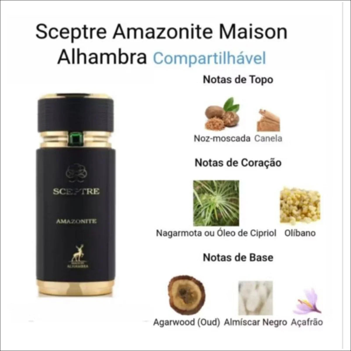 Perfumes árabes zimaya,Afnan,Maison Alhambra lattafa Eau de parfum 100 ml - original lacrado - Jm Grife