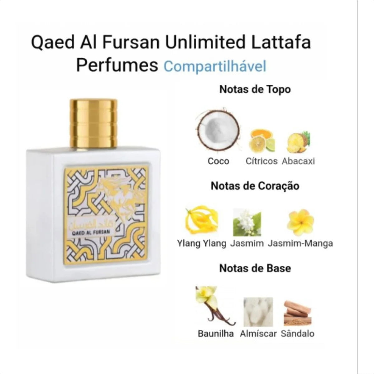 Perfumes árabes zimaya,Afnan,Maison Alhambra lattafa Eau de parfum 100 ml - original lacrado - Jm Grife