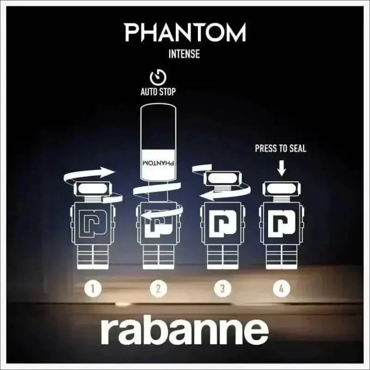 Phantom Intense Rabanne Eau de Parfum - LACRADO & C/SELO - Jm Grife