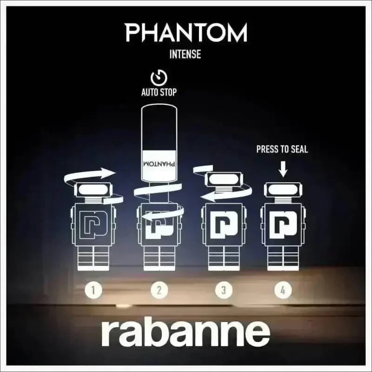 Phantom Intense Rabanne Eau de Parfum - LACRADO & C/SELO - Jm Grife
