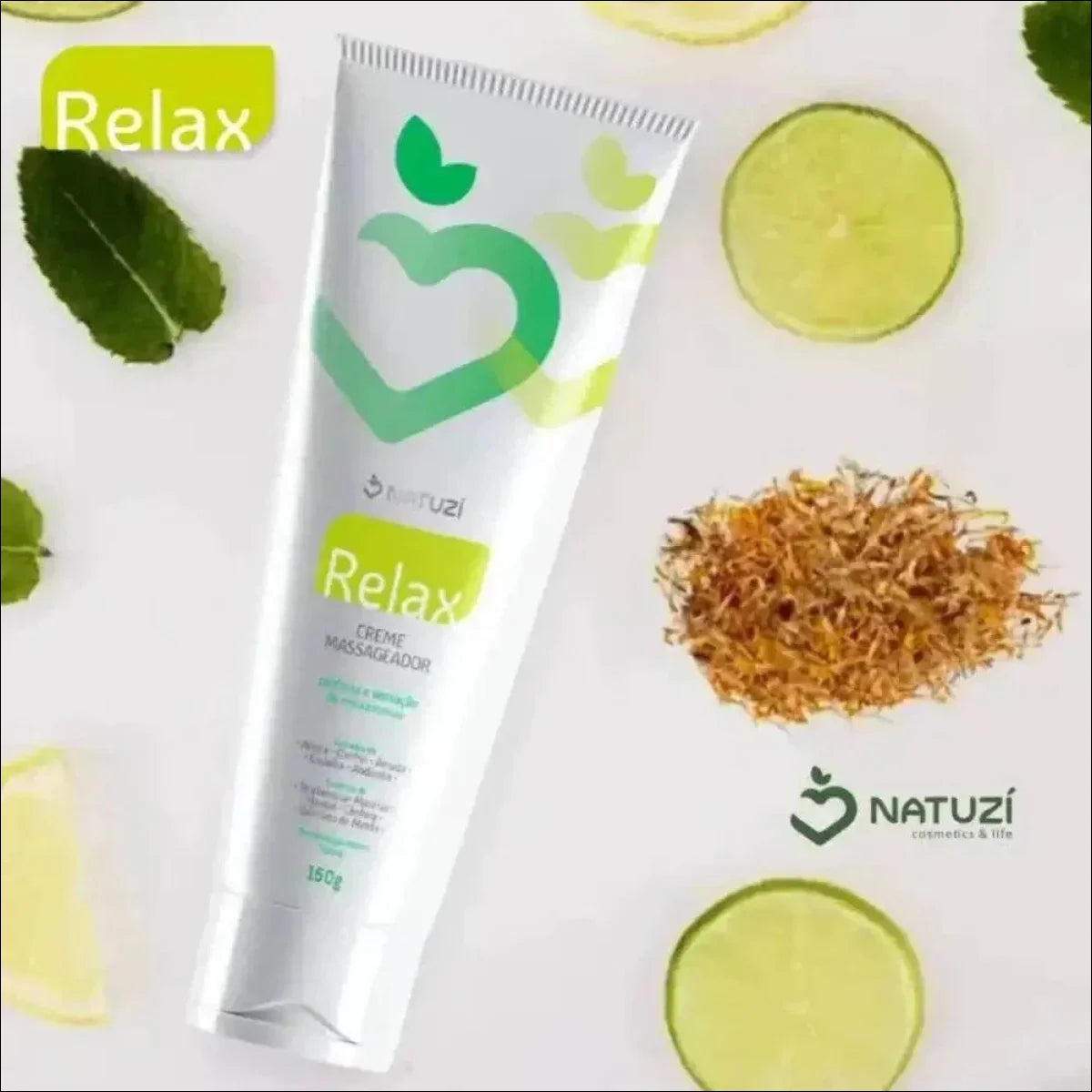Pomada Relax Muscular Natuzi - Efeito de 8 Horas 150g  Envio Rápido - Jm Grife