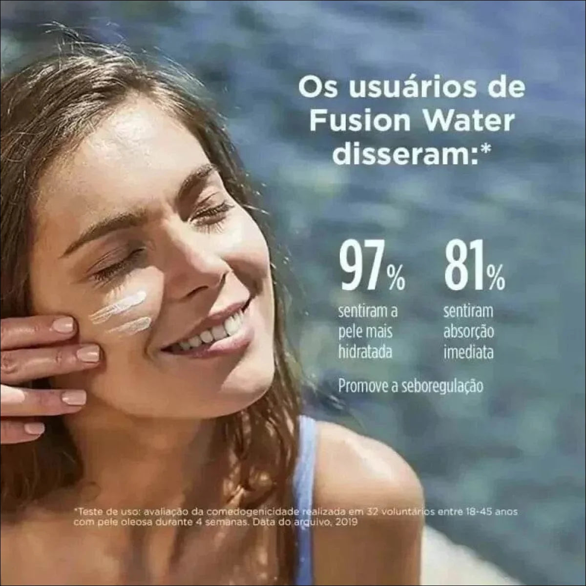 Protetor Solar Facial Isdin Fusion Water Fps 60 Sem Cor 50ml - Jm Grife