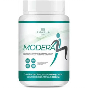 Redutor De Apetite 120 Cápsulas - Modera Com Óleo De Cártamo, Coco E Picolinato De Cromo - Jm Grife