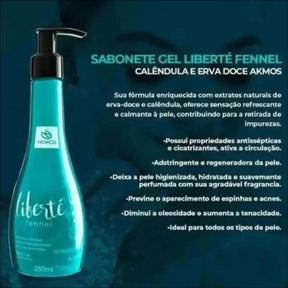 Sabonete Em Gel Para Rosto Libert Fennel Erva Doce Calêndula - Jm Grife