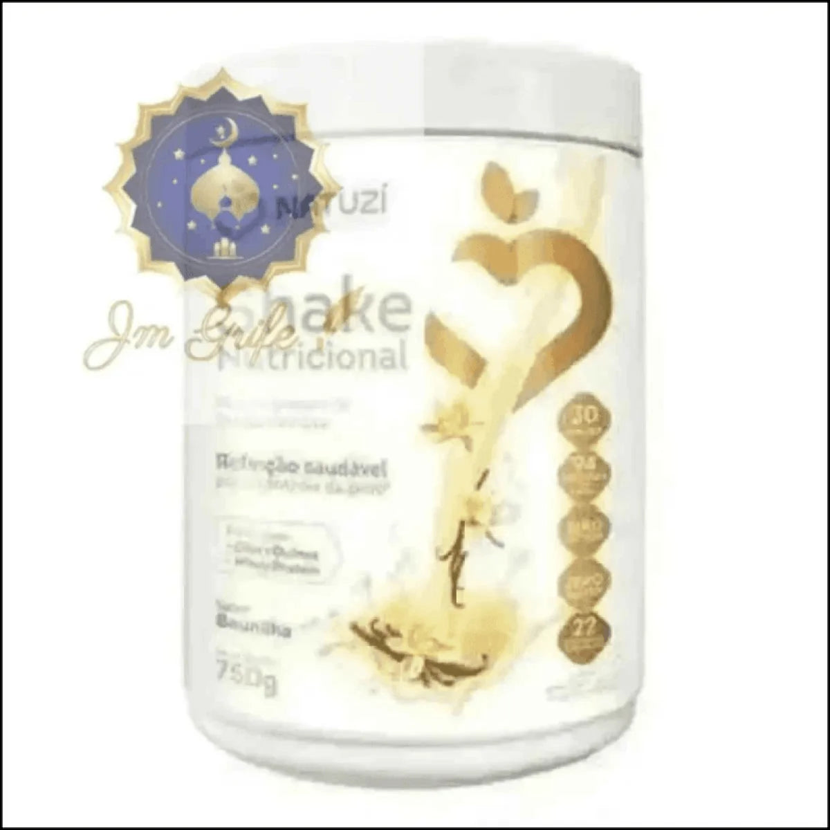 Shake Natuzí Baunilha: Nutrição Completa com Proteínas, Fibras e Sabor Irresistível - Jm Grife