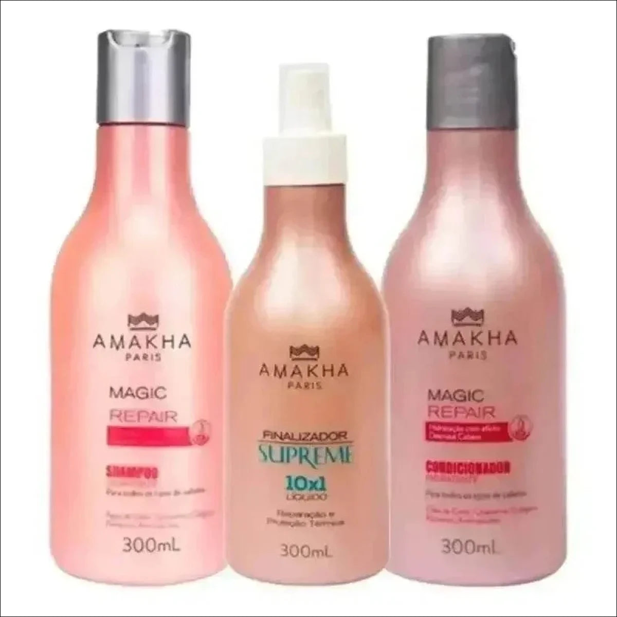 Shampoo Condicionador Finalizador Magic Repair Amakha Paris - Jm Grife
