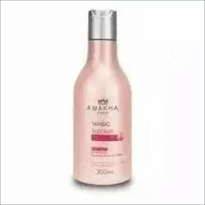 Shampoo Magic Repair Amakha Paris - Frasco Rosa com Tampa Prateada - Jm Grife
