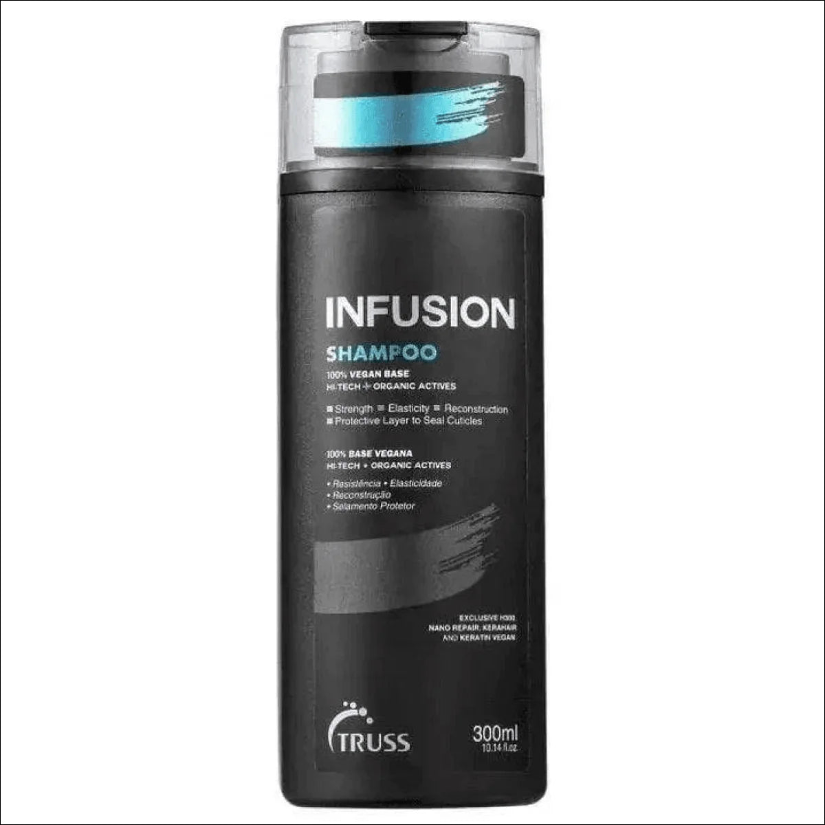 Shampoo Profissional Infusion Truss 300ml - Brilho, Resistência e Proteção Para Cabelos Coloridos - Jm Grife