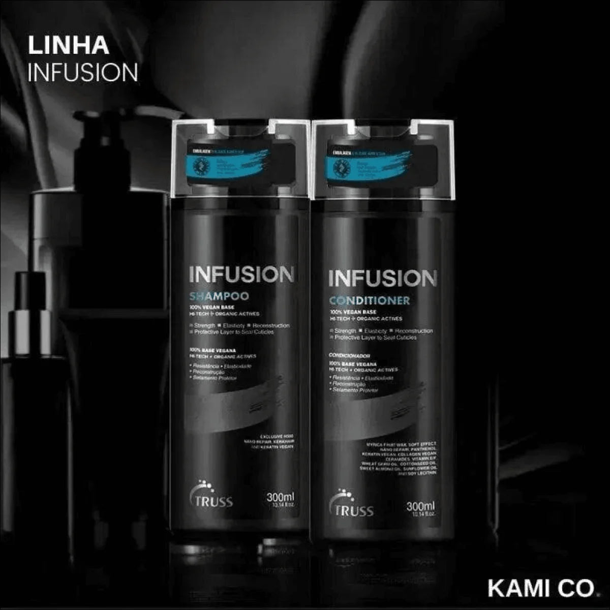 Shampoo Profissional Infusion Truss 300ml - Brilho, Resistência e Proteção Para Cabelos Coloridos - Jm Grife