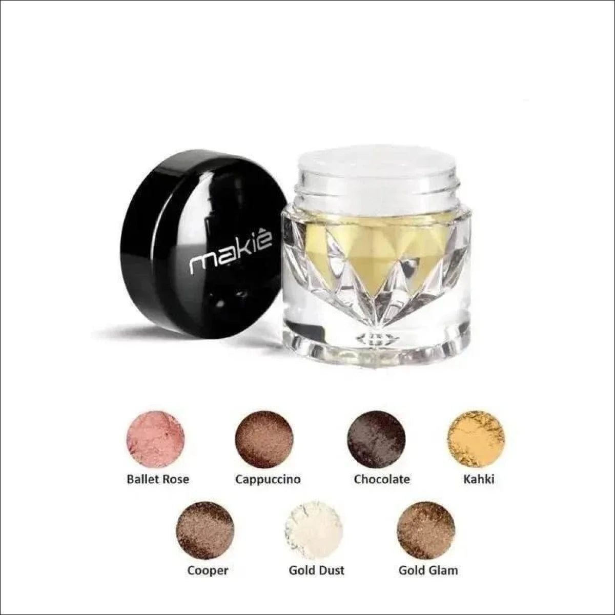 Sombra Pigmento Makiê 1,5g - Alta Pigmentação, Textura Aveludada e Efeito Duradouro - Jm Grife