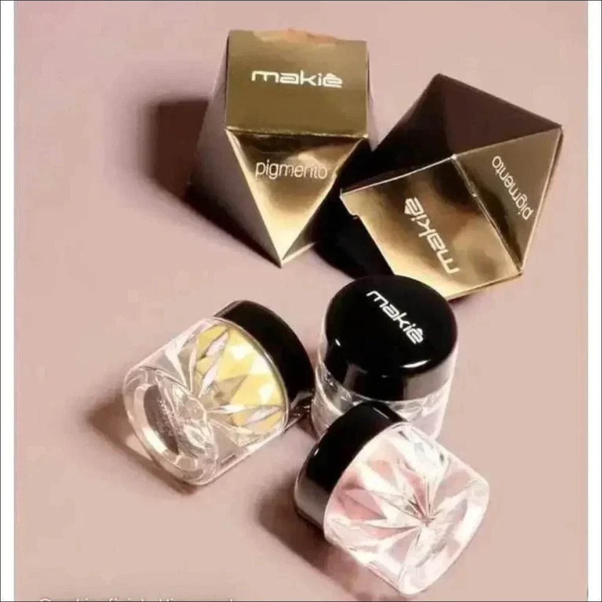 Sombra Pigmento Makiê 1,5g - Alta Pigmentação, Textura Aveludada e Efeito Duradouro - Jm Grife