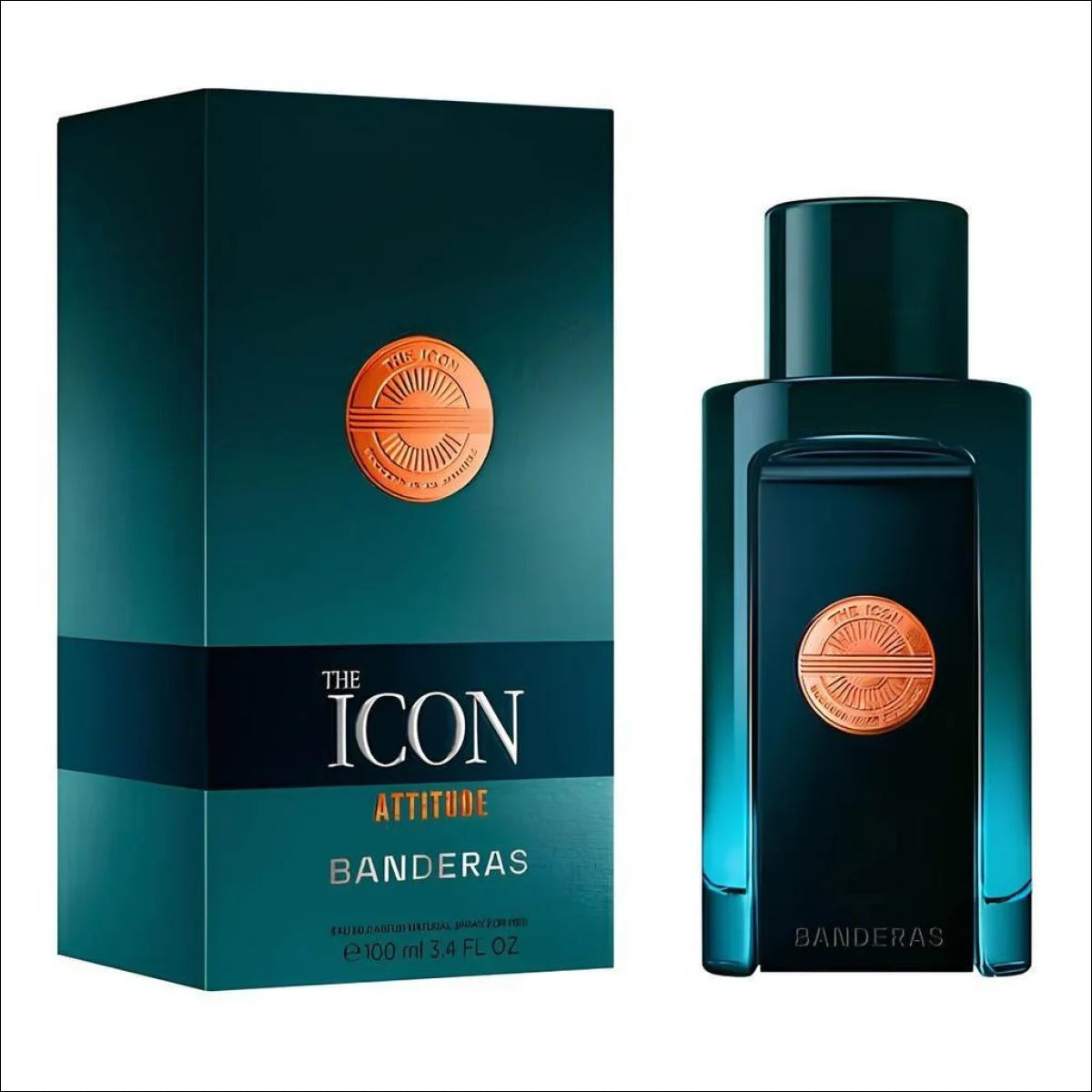 The Icon Attitude Antonio Banderas Masculino Eau de Parfum 100ml - Jm Grife