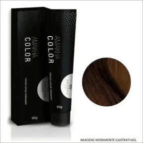 Tinta De Cabelo Amakha Louro Claro Dourado Acobreado 8.34 - Jm Grife