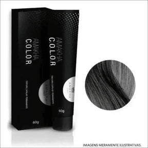 Tinta De Cabelo Permanente Amakha Paris 4.0 Castanho Médio - Cobertura 100% Fios Brancos - Jm Grife