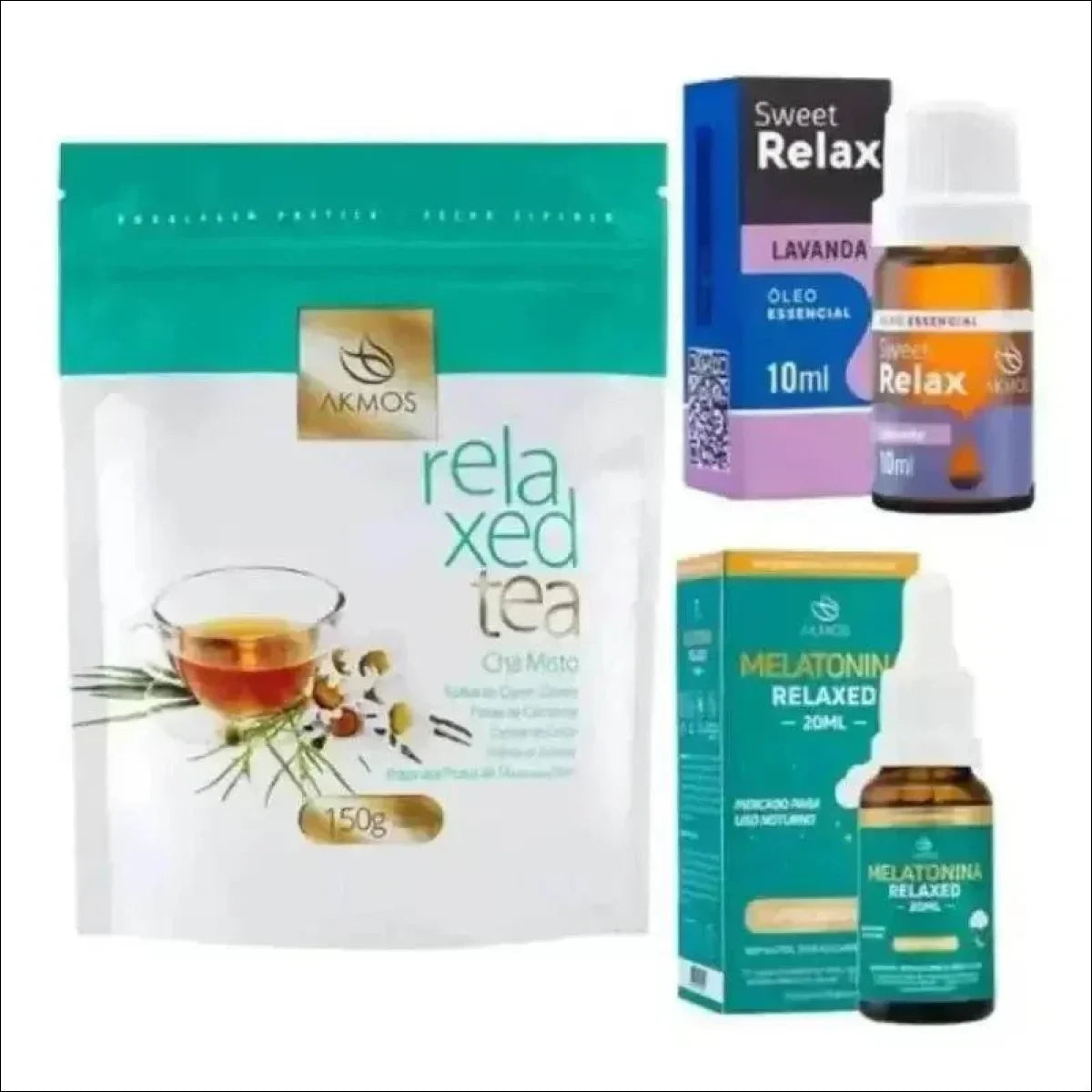 Top Kit Durma Melhor- Chá Relaxed, Melatonina E Óleo Lavanda - Jm Grife