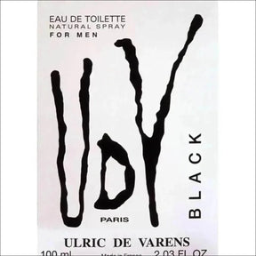 Udv Black Ulric De Varens Edt - Perfume Masculino 100ml Blz - Jm Grife