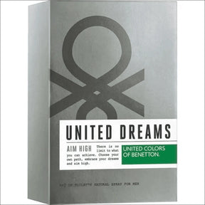 United Dreams Aim High Benetton Edt - Perfume Masc 60ml Blz - Jm Grife