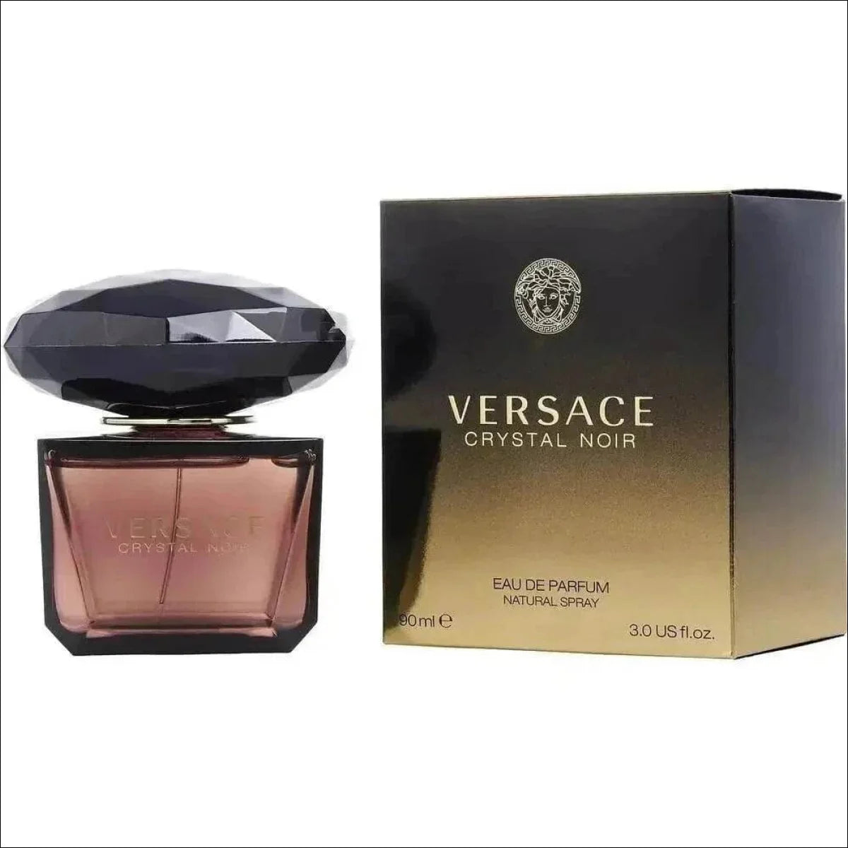 VERSACE CRYSTAL NOIR Eau De Parfum Spray 3 Oz (Nova Embalagem) - Jm Grife